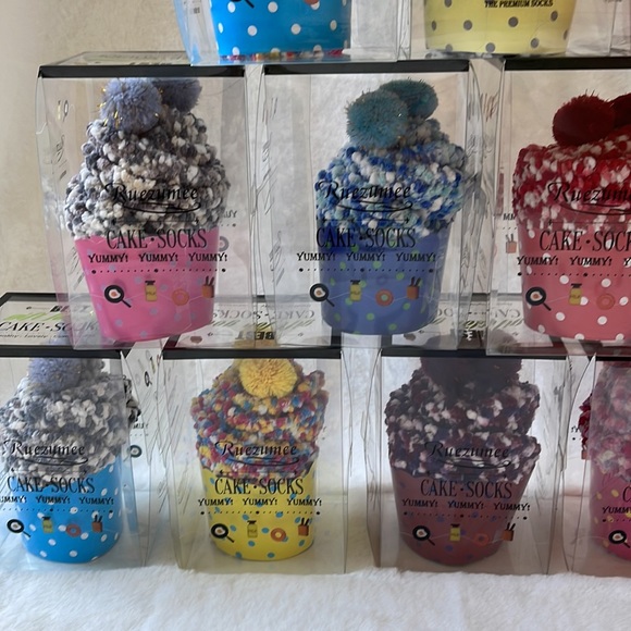 Birthday Gift Socks with Pom Poms in Box - Picture 13 of 14